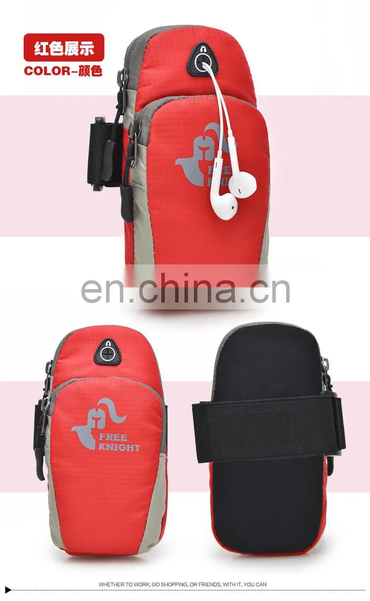 cheap Outdoor Cycling Sports Running Camping Wrist Pouch Mobile Phone Arm Bag Key Money arm sports bag