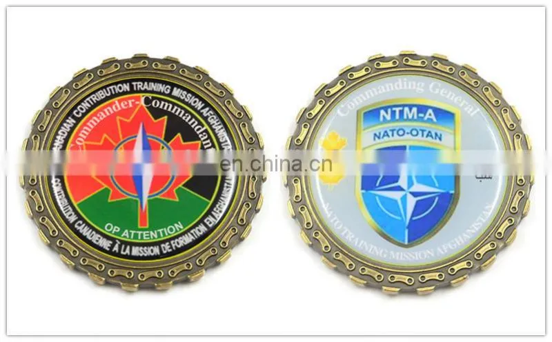Custom cheap maple leaf replica coin
