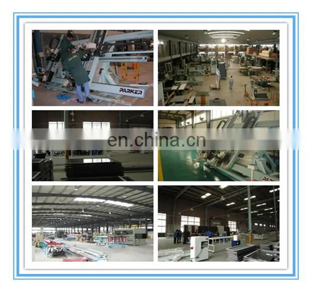 aluminum window door profiles cnc 4 corner joint machine/window door making machine from Parker