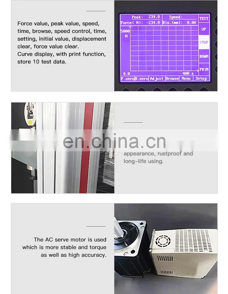 Gantry Type Universal Wire Tension Testing machine + Lab Wire/Rope Electric Tension Measuring Equipment