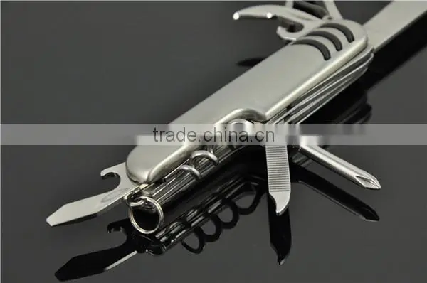 Hot Selling Detachable Fork and Spoon Aluminum Handle Camping Knife