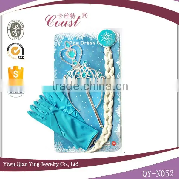 blond braided frozen elsa head band hair piece