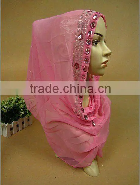 A423 Vogue Fashion Senior chiffon 39*54cm scarf HIJAB