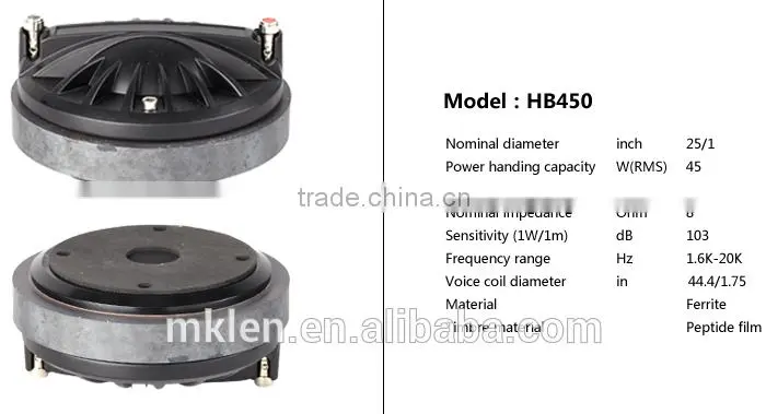 12" white stage speaker, horn speaker