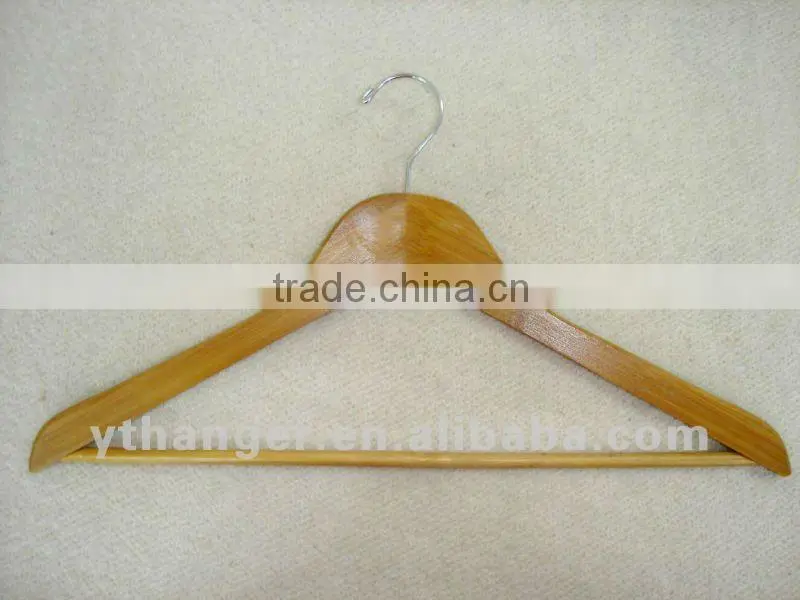 enviromental bamboo hanger for clothes