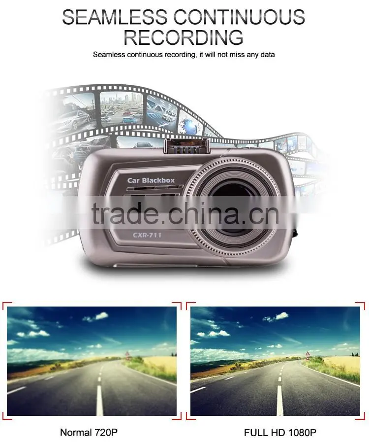 3.0 inch new style Safe Driving Guard DVR with Radar Detection Car DVR and car tracker