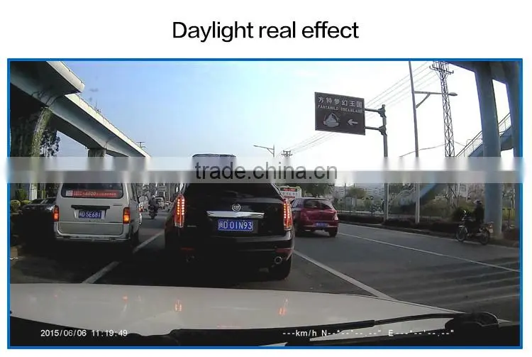 GPS FULL HD Car video recorder (DVR) mini dash cam G-599 with GPS locator
