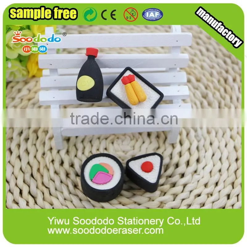 Multi-function blister card cake shape gift eraser