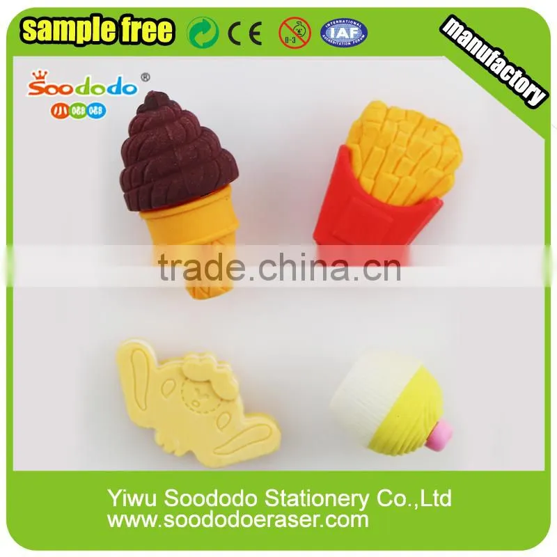 SOODODO 3D vegetable shaped eraser