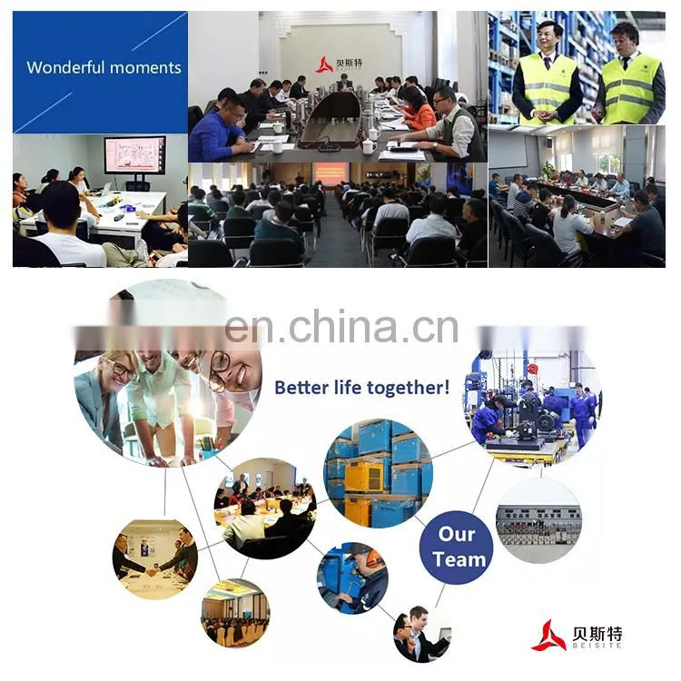 permanent magnet all in one screw compressor 7.5/11/15/22kw air cooling combined screw air compressor for sale