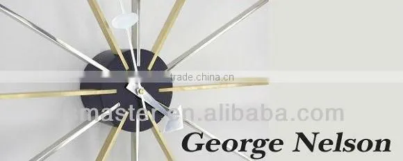 Copper star wall clock