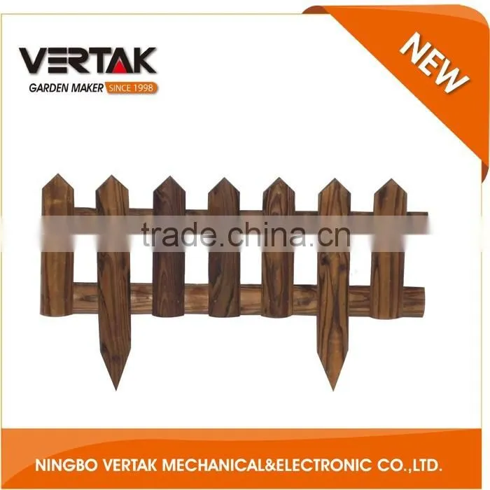 BSCI factory hot sale wicker wooden garden fence, beautifulwooden garden edging fence