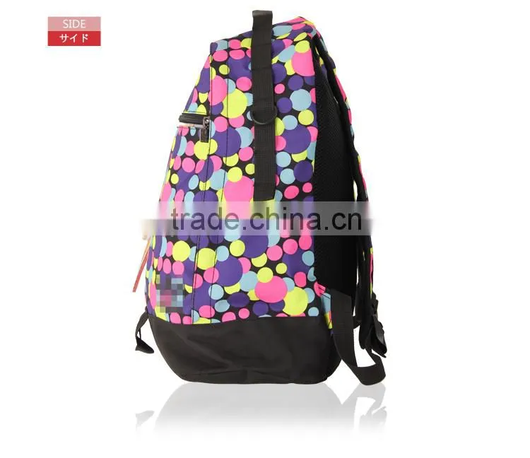 colorful rucksack canvas backpack teenagers laptop bag