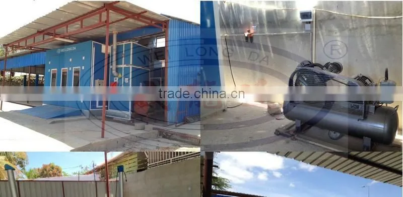 WLD7100 Common Car Spraying Booth, Car Baking Booth, WLD7100 Car Paint Booth