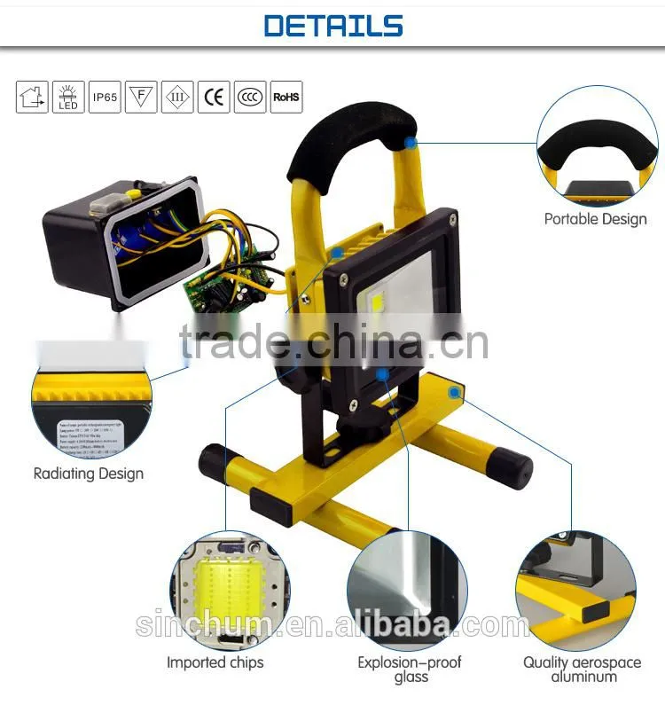 Energy saving high power led flood light with pir motion sensor 20w