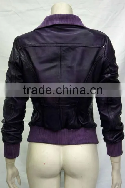 italian imported black leather jackets for women