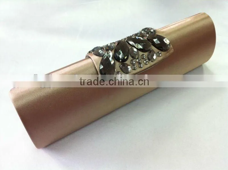 wholesale price custom Satin clutch purse