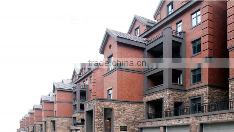 China Suppler Fujian outside wall ceramic decorative red brick wall tile