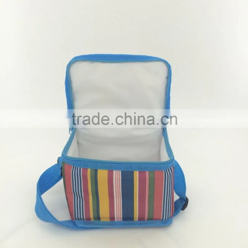 Non women fabric cheap durable insulated lunch bottle cooler bag