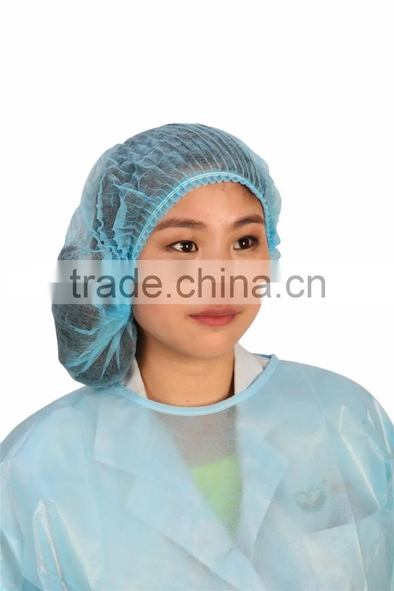 High quality PP nonwoven hospital cap