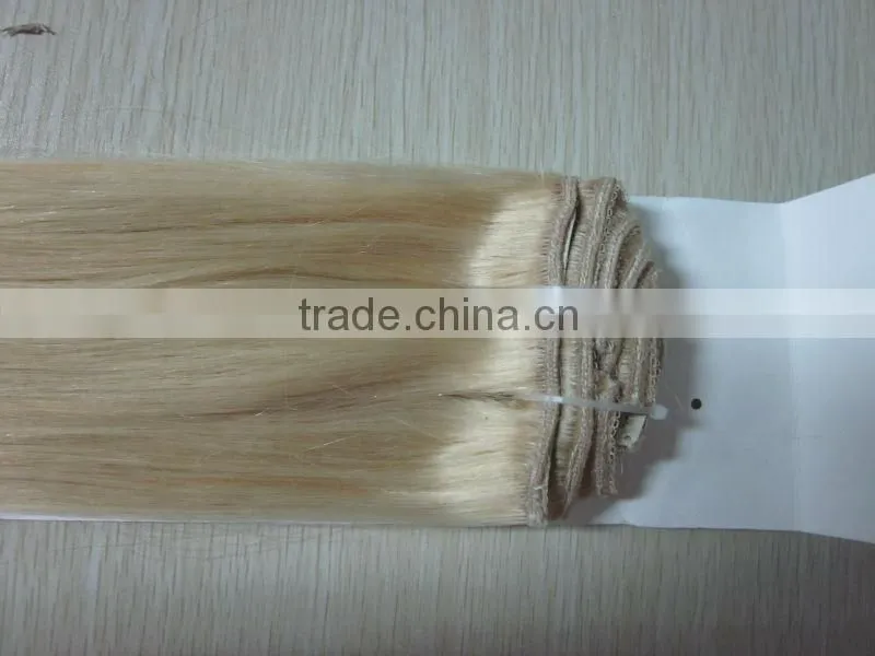 machine made 100% Human Indian Hair Extensions