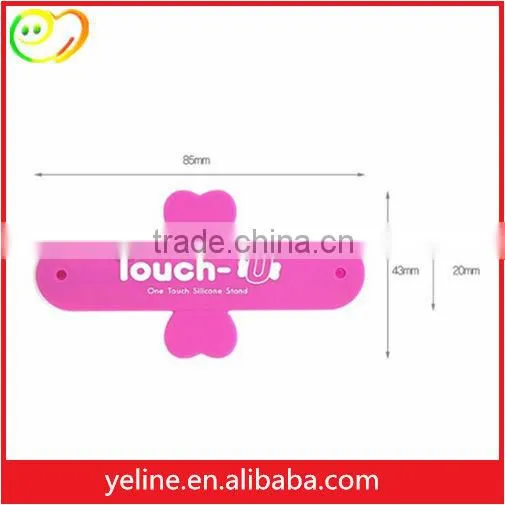 Flexible band-aid design silicone holder for cell phone/pad holder