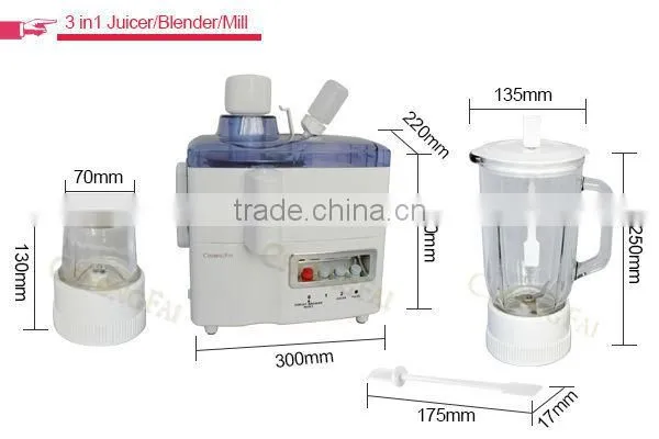 3 In 1High Quality And Lower NoiseJuicer