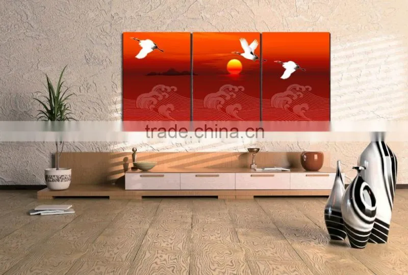 multi-panel bird canvas wall art art crafts for gifts B-417