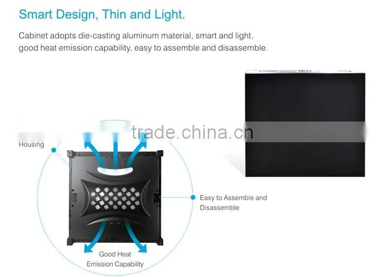 Indoor Small Pitch COB P2.5 LED Display Unit Wall for Control Room _S1