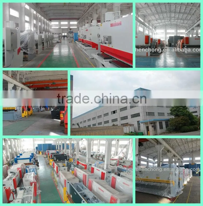 125ton 5m length hydraulic press brake bending machine for iron and steel products bending