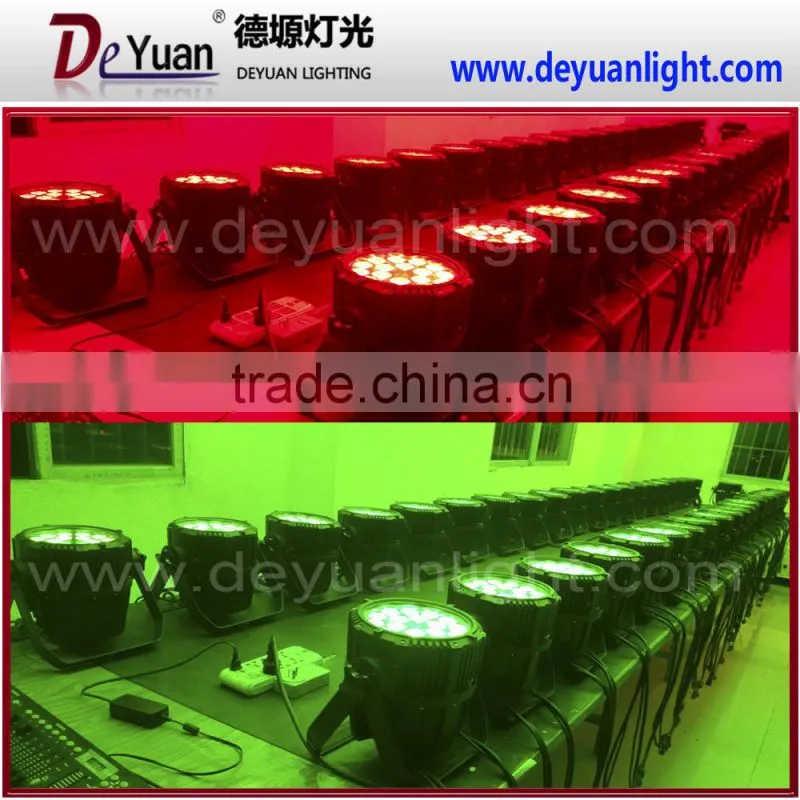 High quality rgbwa led par can 18x10w led stage light for party wedding event