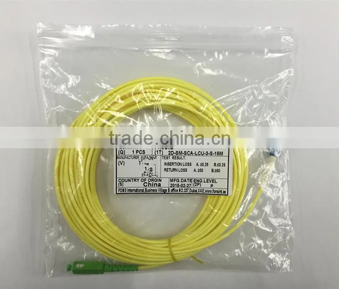 OM2 Single Mode Corning Fiber Optic Patch cord and Pigtail