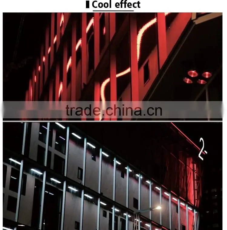 2016 new arrival!!!full color rgb smd led tube light for outdoor waterproof ip65