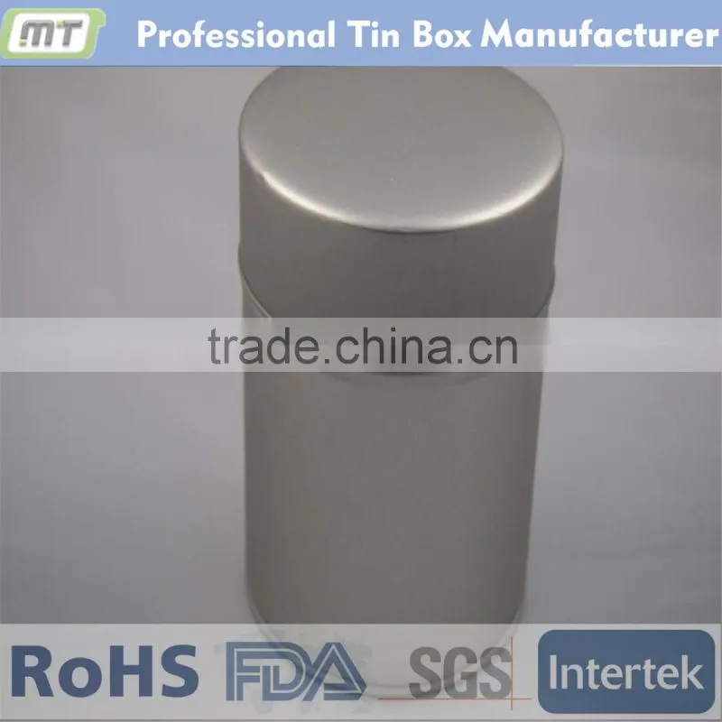 round empty can with insert lid, empty can