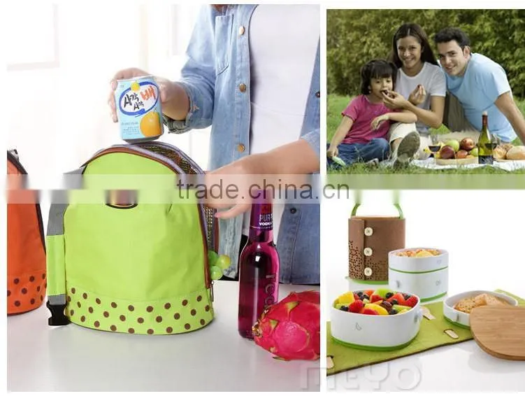 Portable portable cooler handbag food ice pack