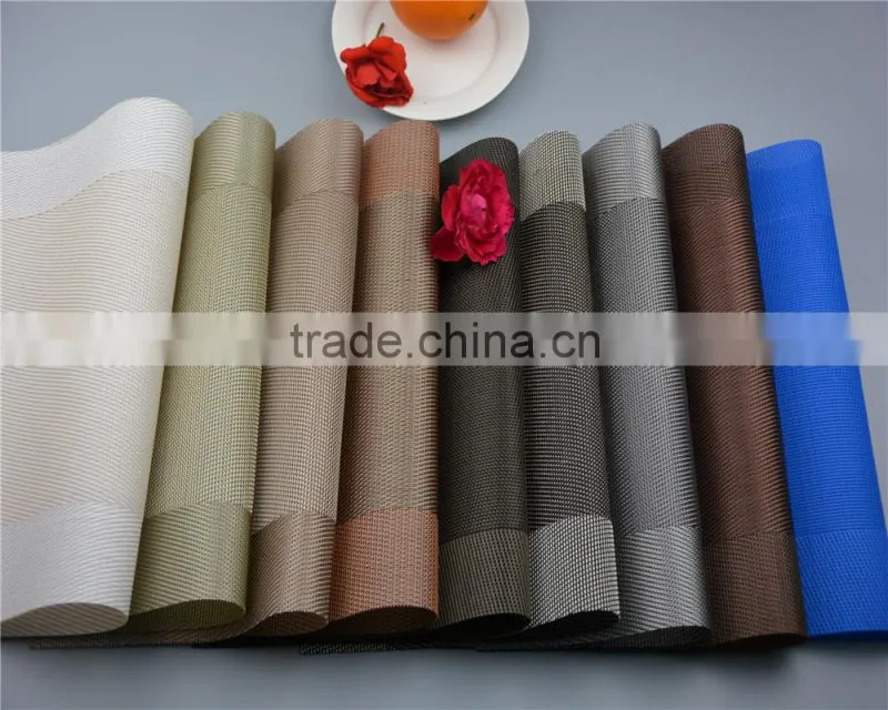 new arrival table decoration PVC mat frame series dark green dining table floor mat 45*30cm