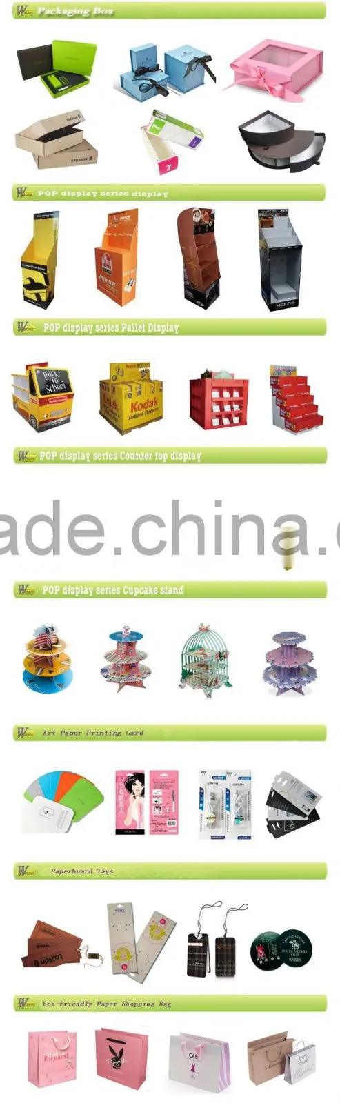 Recyclable Custom Cardboard Hand-made Jewellery Gift Box With Foam Insert
