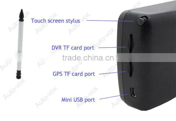 GPS navigation with reverse camera bluetooth