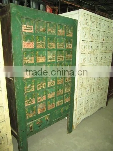 Chinese antique medicine storage cabinet