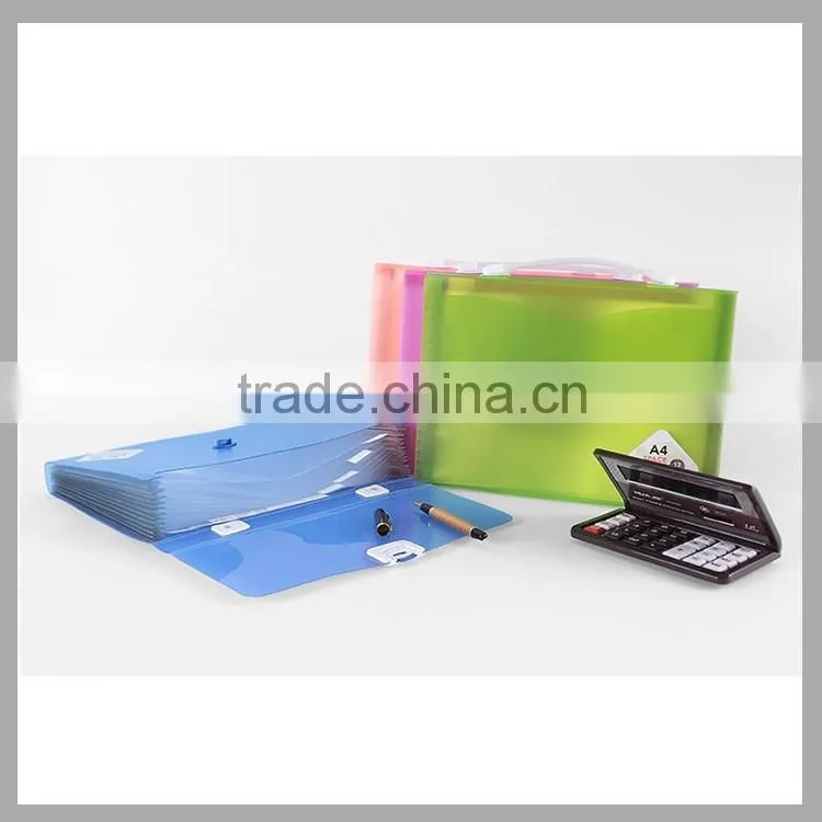 pp expanding file folder with handle 12 pockets document bag