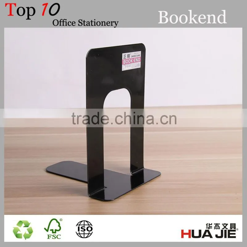 Office desktop storage black creative metal steel Bookend