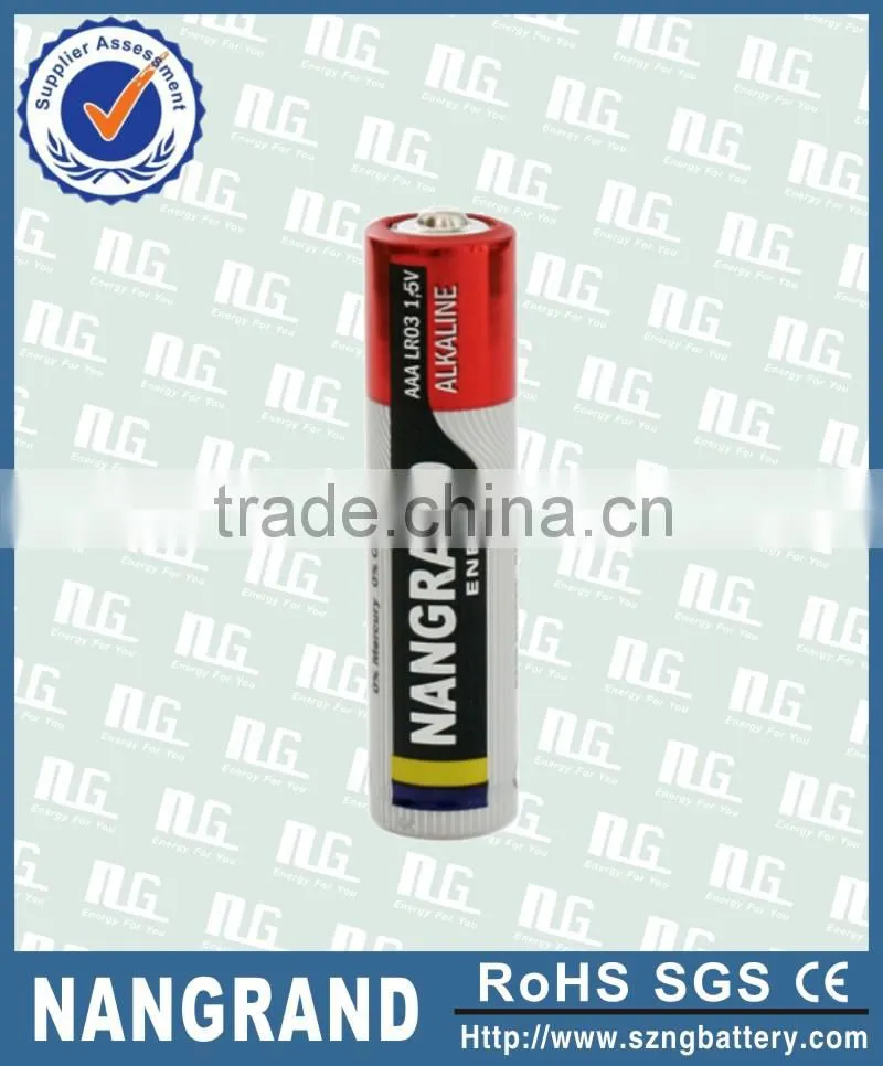 Good quality 1.5v aaa not rechargeable battery
