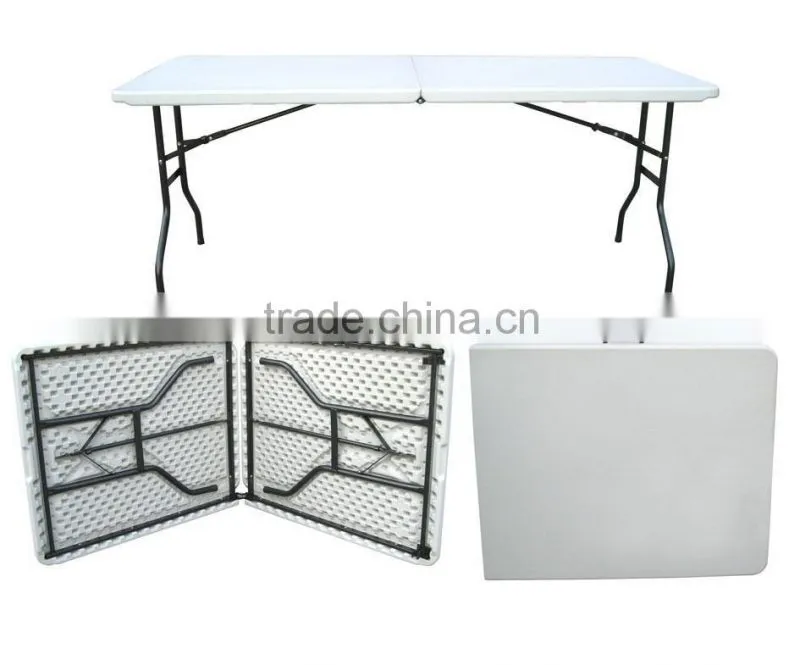 6 ft Family home outdoor furniture,plastic folding dining table,HY-Z183