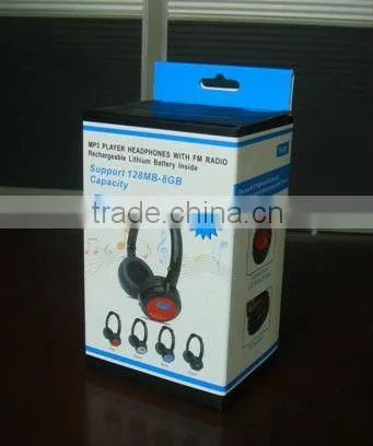 HI-FI Mp3 player earphone and headphone with SD card TB-H008