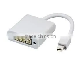 Xinya hot selling high quality product Mini DP to DVI Female cable for MacBook, LCD TV, projector