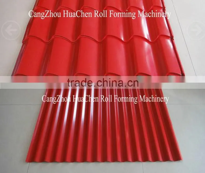 cnc cold formed steel wall panel roll forming machine making metal tile