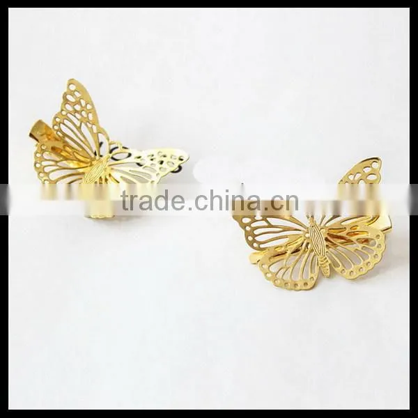 Gold Butterfly Hair Pins Golden Butterfly Bobby Pins Butterfly Hair Clips Hair Pins Bobby PIn
