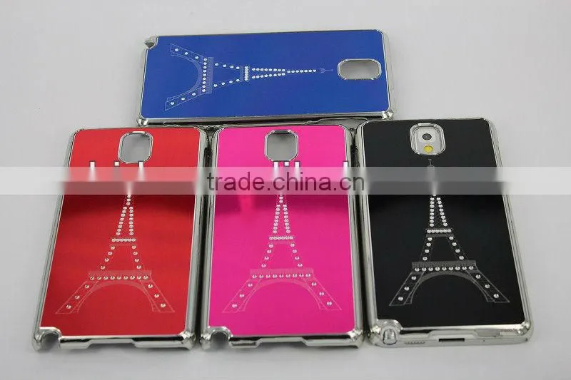 Fancy case for Galaxy Note 3 N9000,Metal Chome case