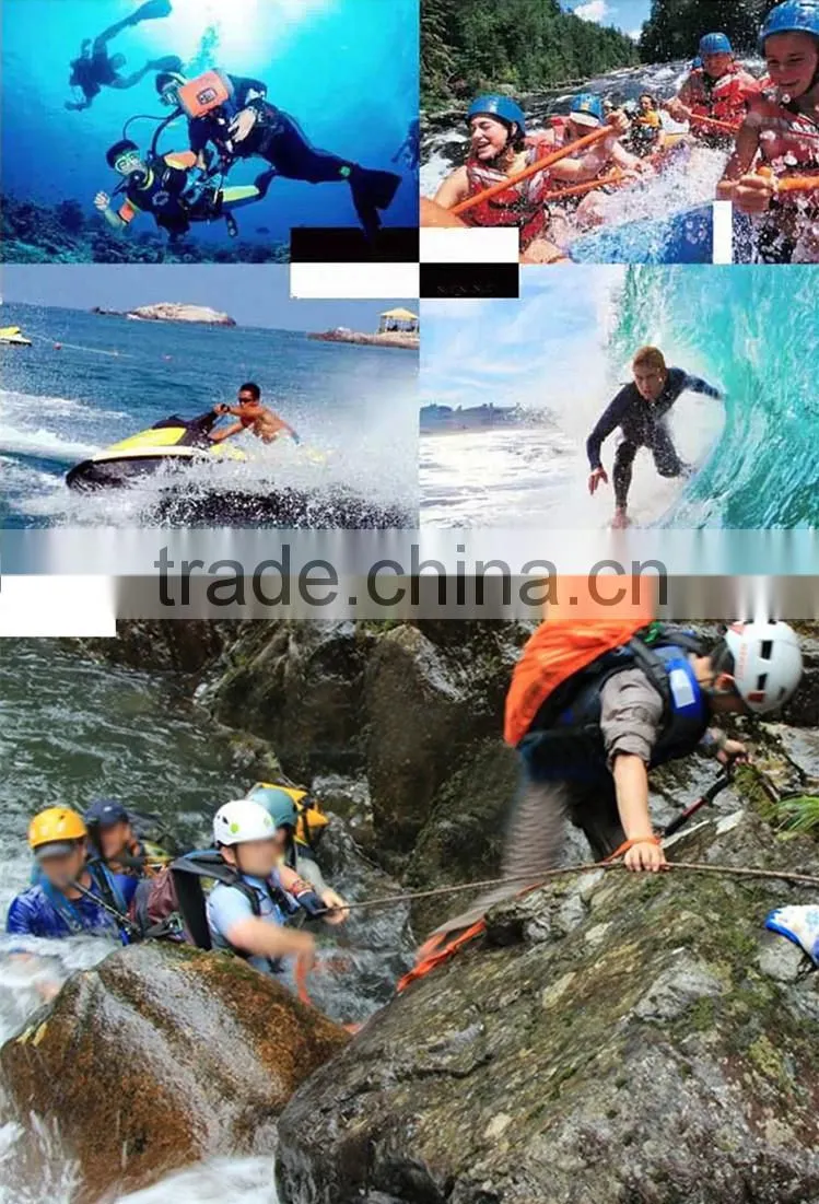 Outdoor 500D PVC tarpaulin sport boating small waterproof mesh dry bag
