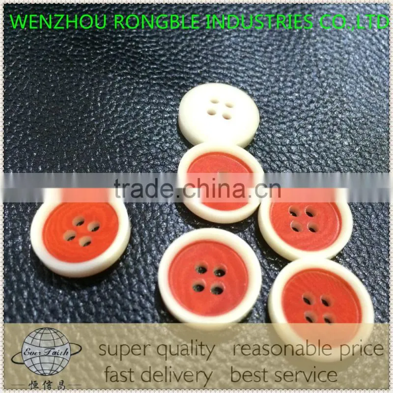 natural 4 holes corozo buttons of garment accessories 004